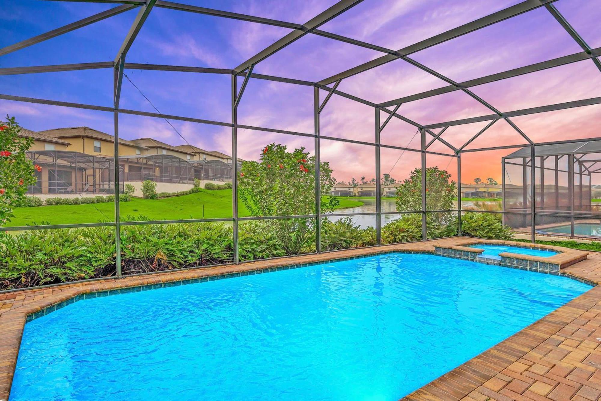 8Br Resort Home W Pool Hot Tub And Theatre Loft Kissimmee Exterior foto
